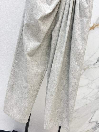 Pleated Jacket/Pleated Pants