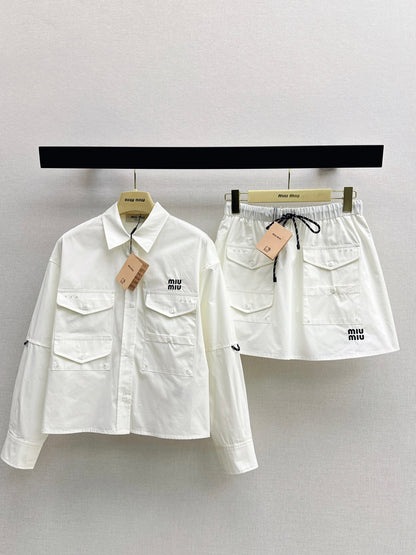 Short-length collared shirt