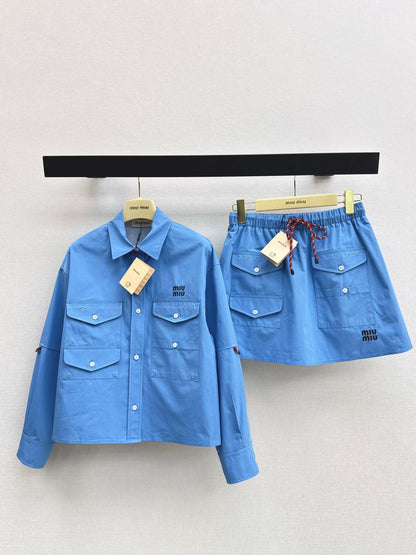 Short-length collared shirt