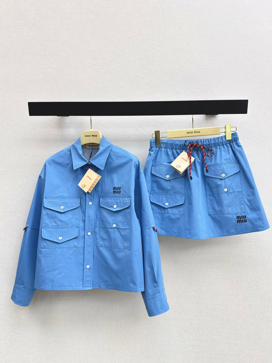 Short-length collared shirt