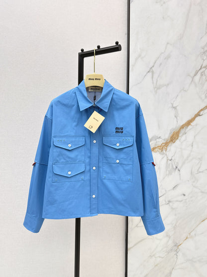 Short-length collared shirt