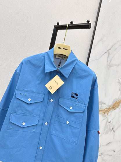 Short-length collared shirt