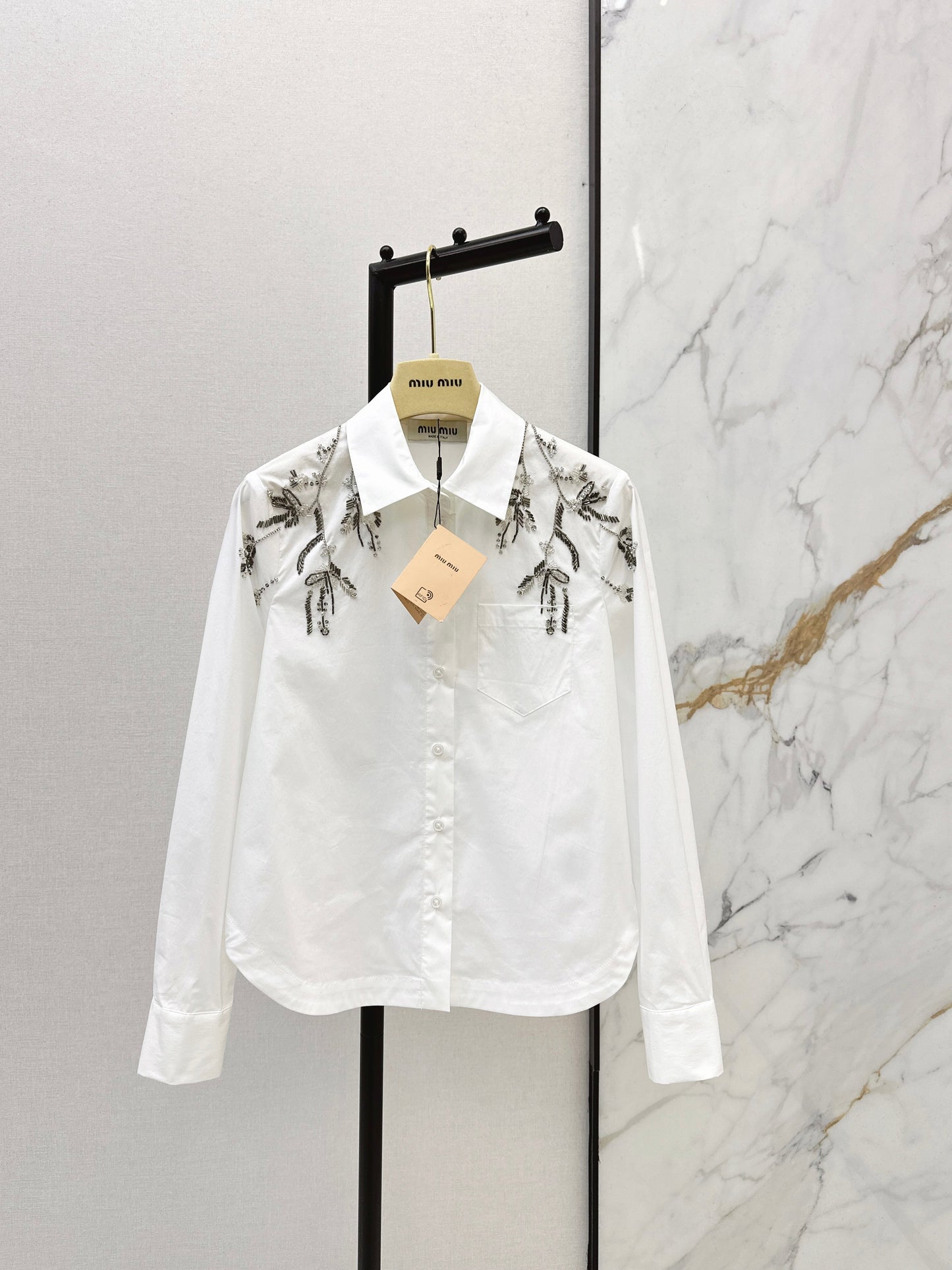 Iris Beaded Shirt