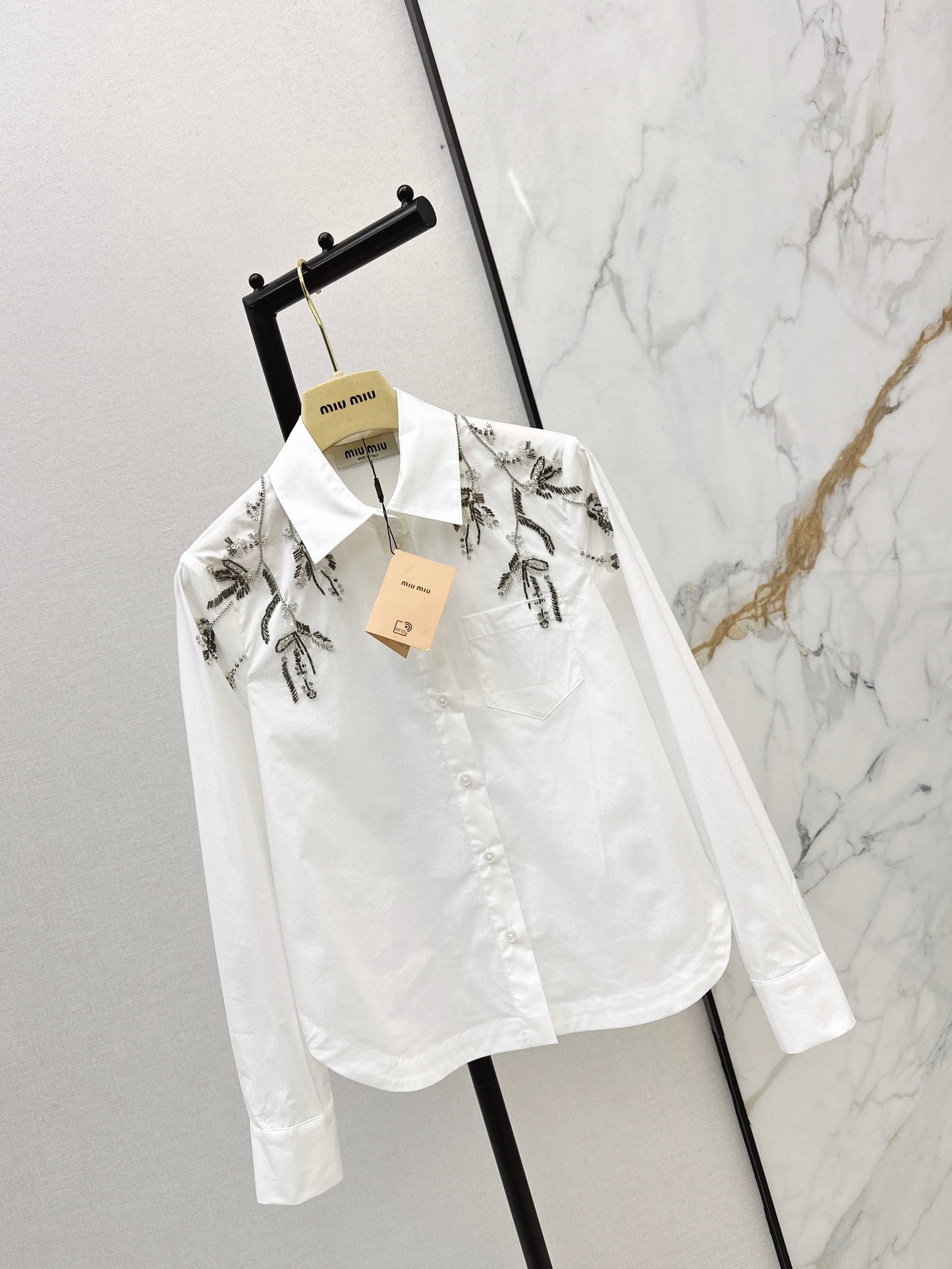 Iris Beaded Shirt