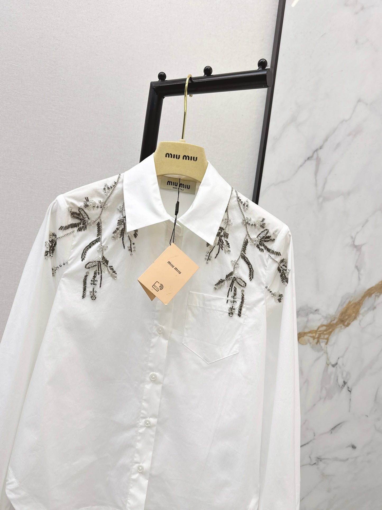 Iris Beaded Shirt