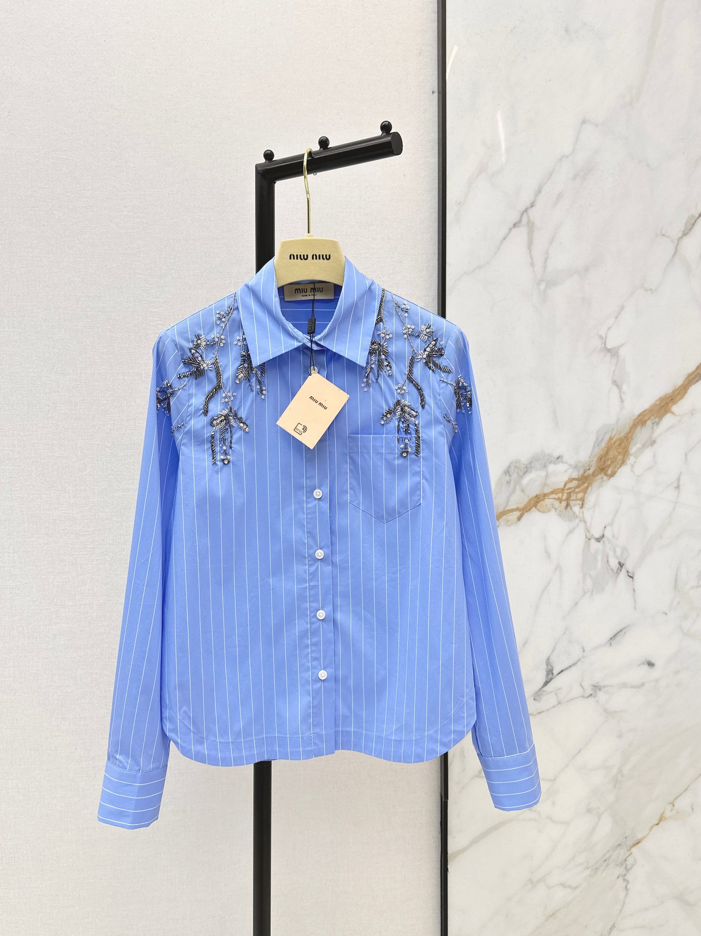 Iris Beaded Shirt