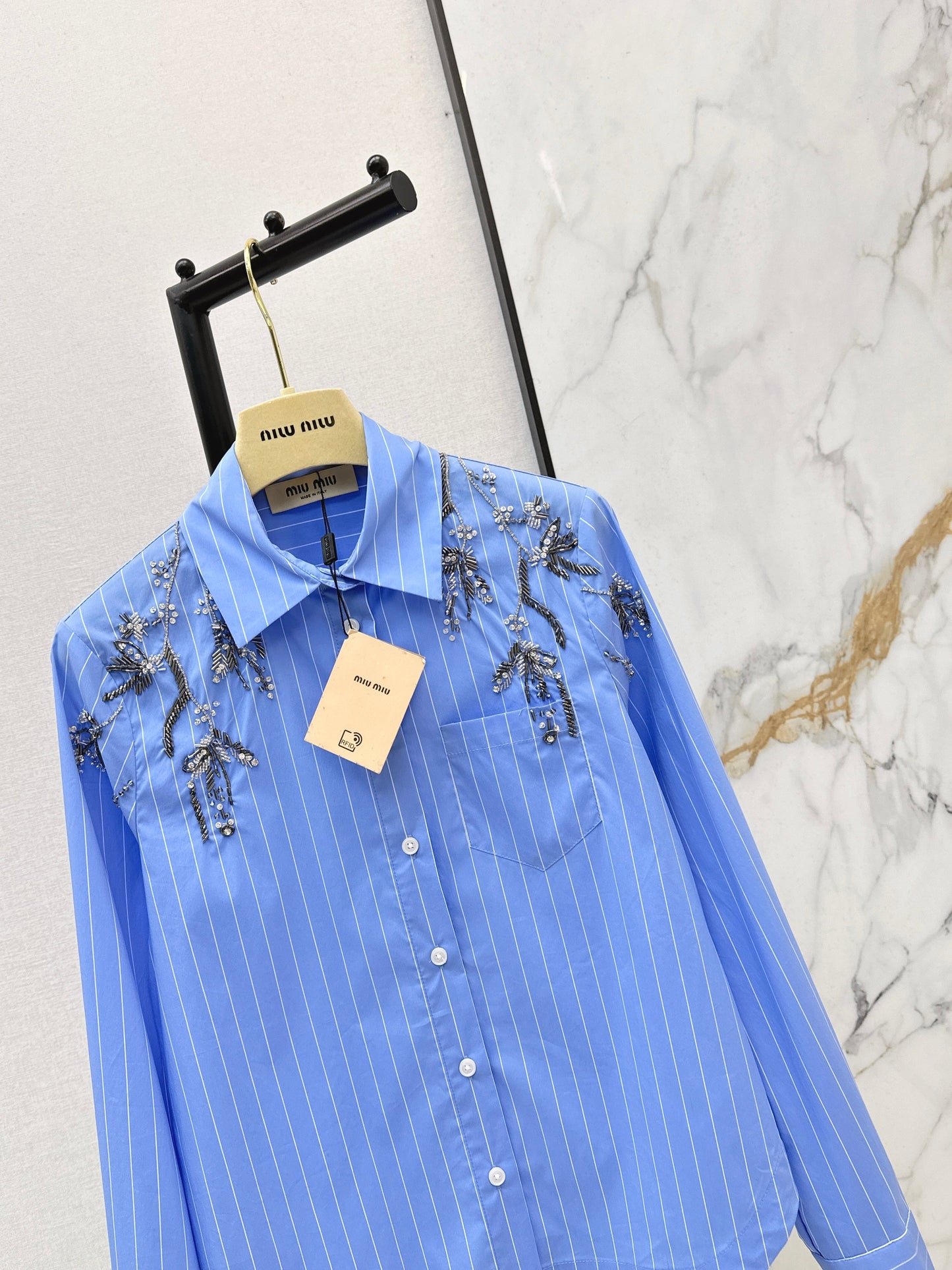 Iris Beaded Shirt