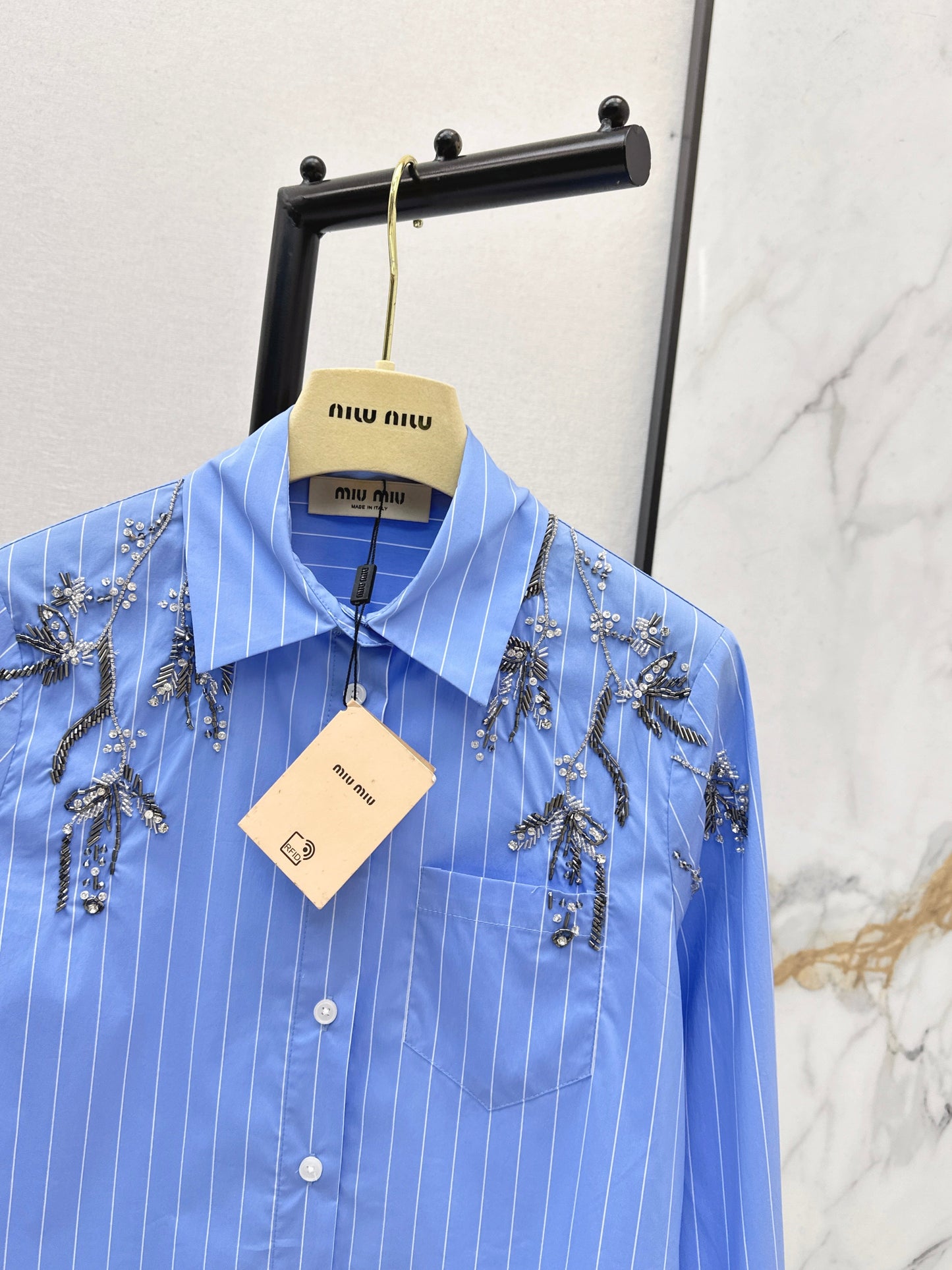 Iris Beaded Shirt