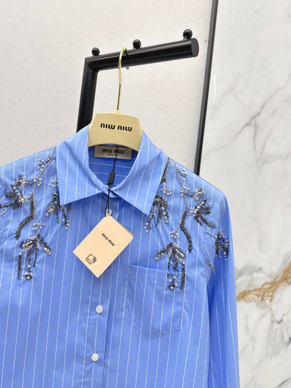 Iris Beaded Shirt