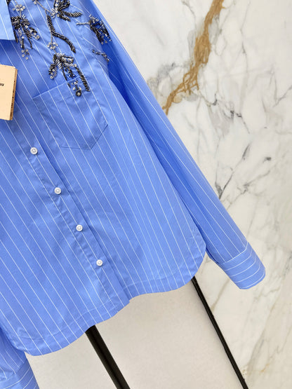 Iris Beaded Shirt