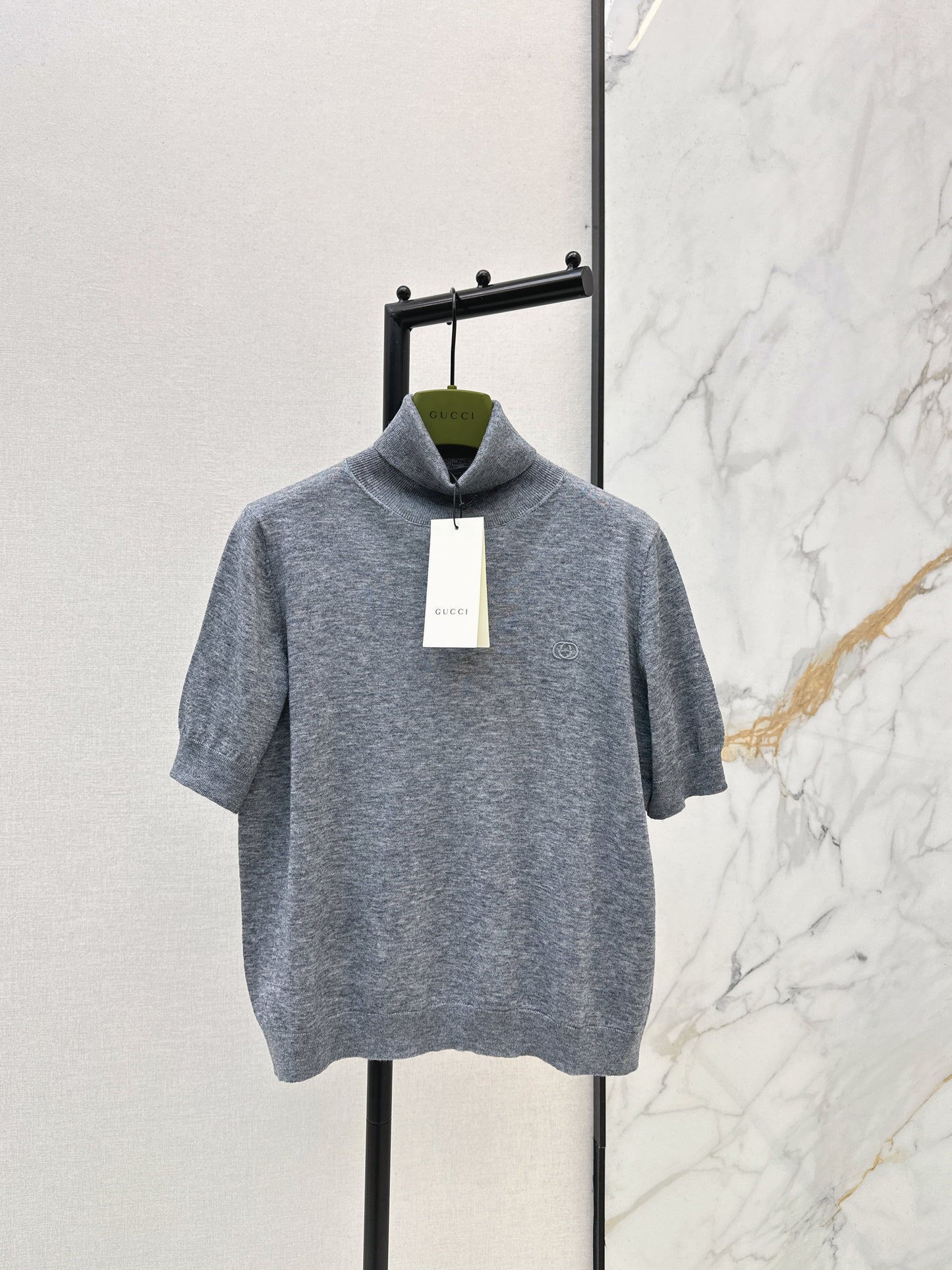 Wool Turtleneck T-Shirt