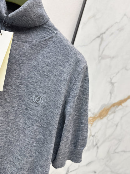 Wool Turtleneck T-Shirt