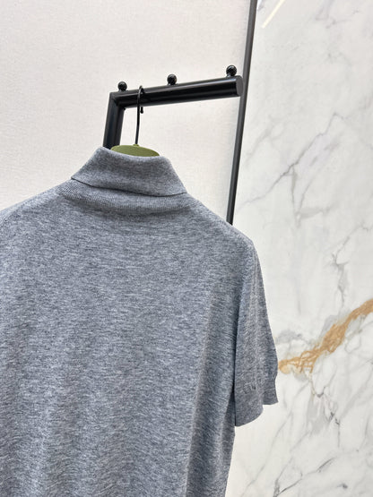 Wool Turtleneck T-Shirt