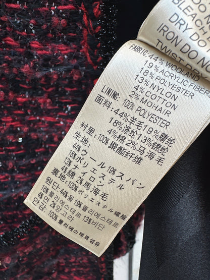 Woven Tweed Coat
