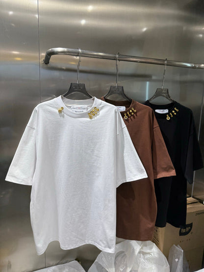 Crew neck short-sleeved shirt