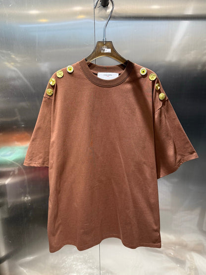 Crew neck short-sleeved shirt