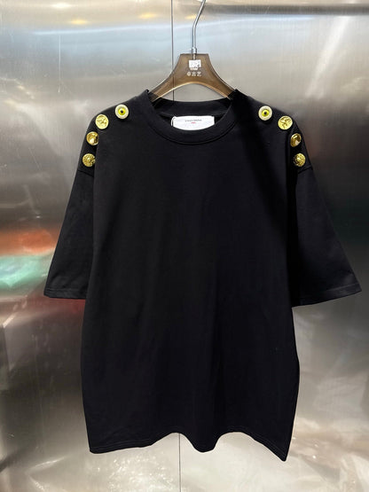 Crew neck short-sleeved shirt