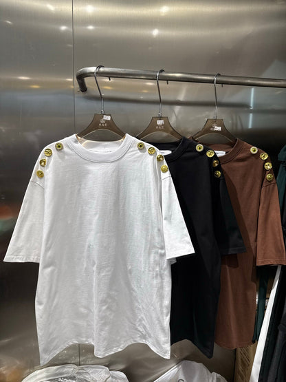 Crew neck short-sleeved shirt