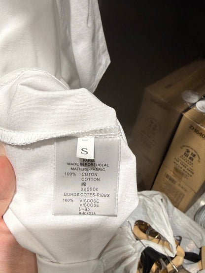 Crew neck short-sleeved shirt