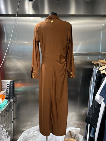 High-waisted slimming dress
