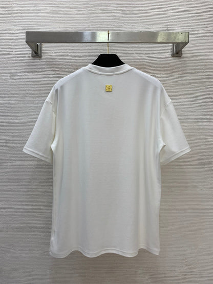 Crew neck short-sleeved shirt