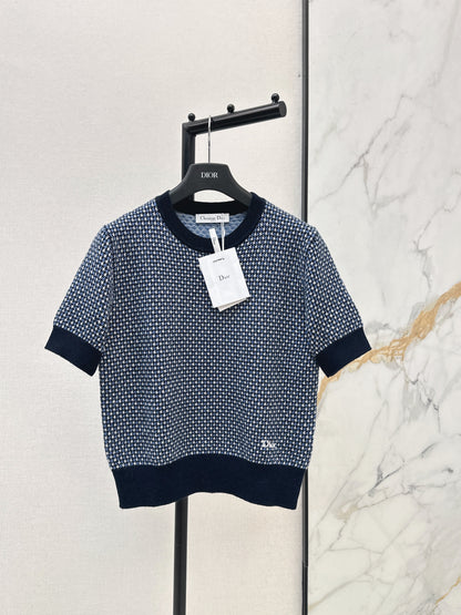 Knitted Short-Sleeve T-Shirt