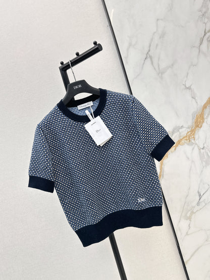 Knitted Short-Sleeve T-Shirt