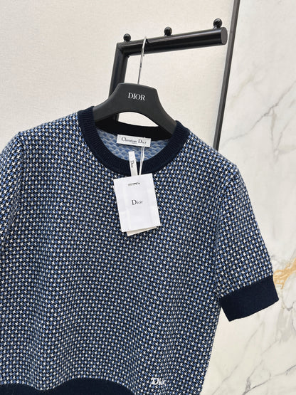 Knitted Short-Sleeve T-Shirt