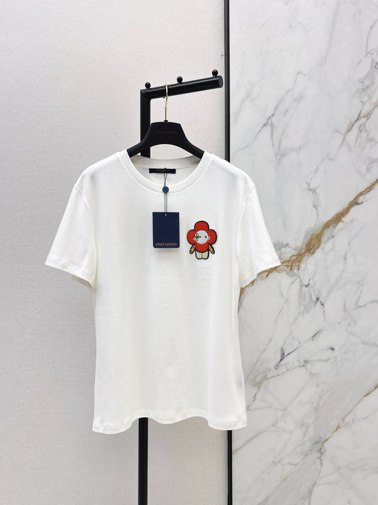 Embroidered Pattern T-shirt