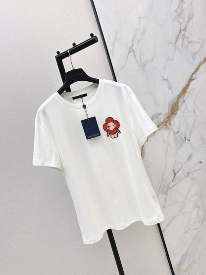 Embroidered Pattern T-shirt