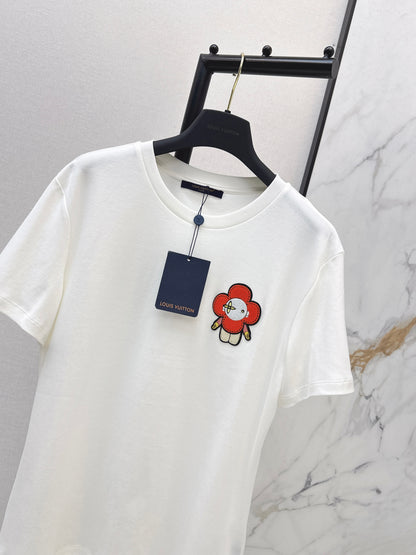 Embroidered Pattern T-shirt