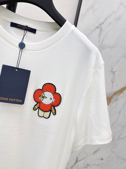 Embroidered Pattern T-shirt