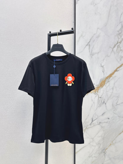 Embroidered Pattern T-shirt
