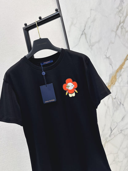 Embroidered Pattern T-shirt