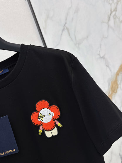 Embroidered Pattern T-shirt