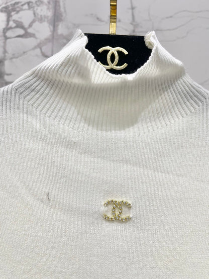 High-neck base layer sweater