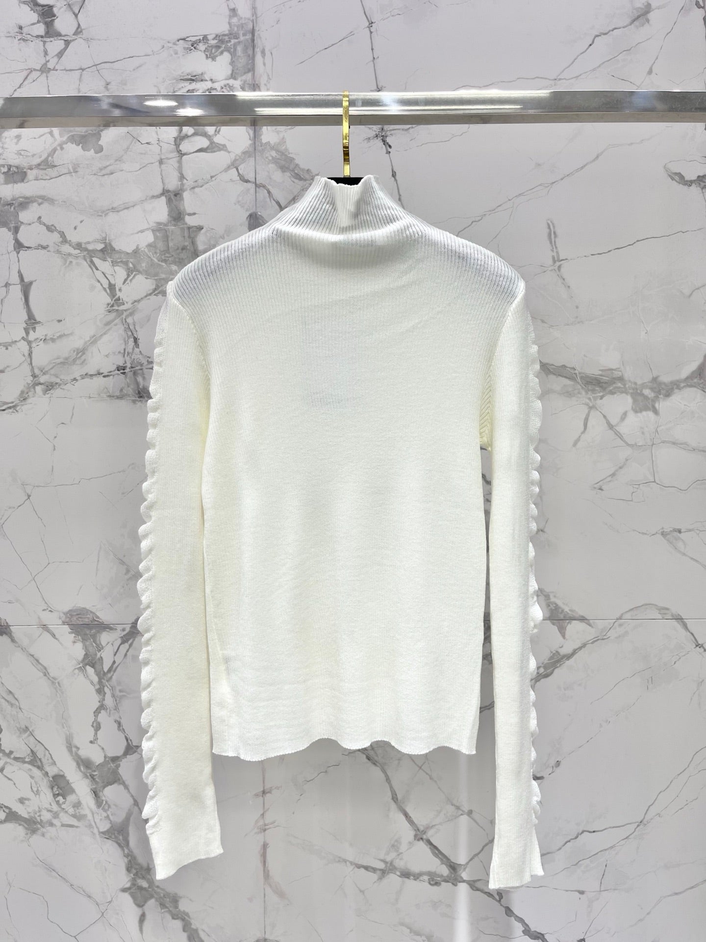 High-neck base layer sweater