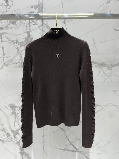 High-neck base layer sweater