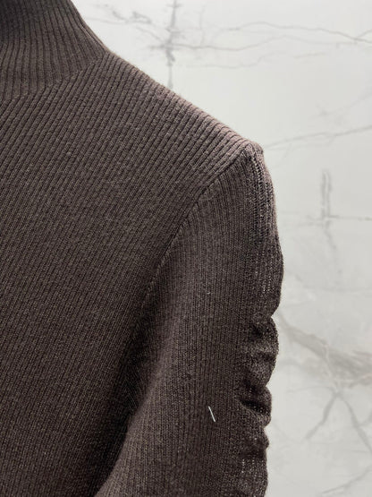 High-neck base layer sweater