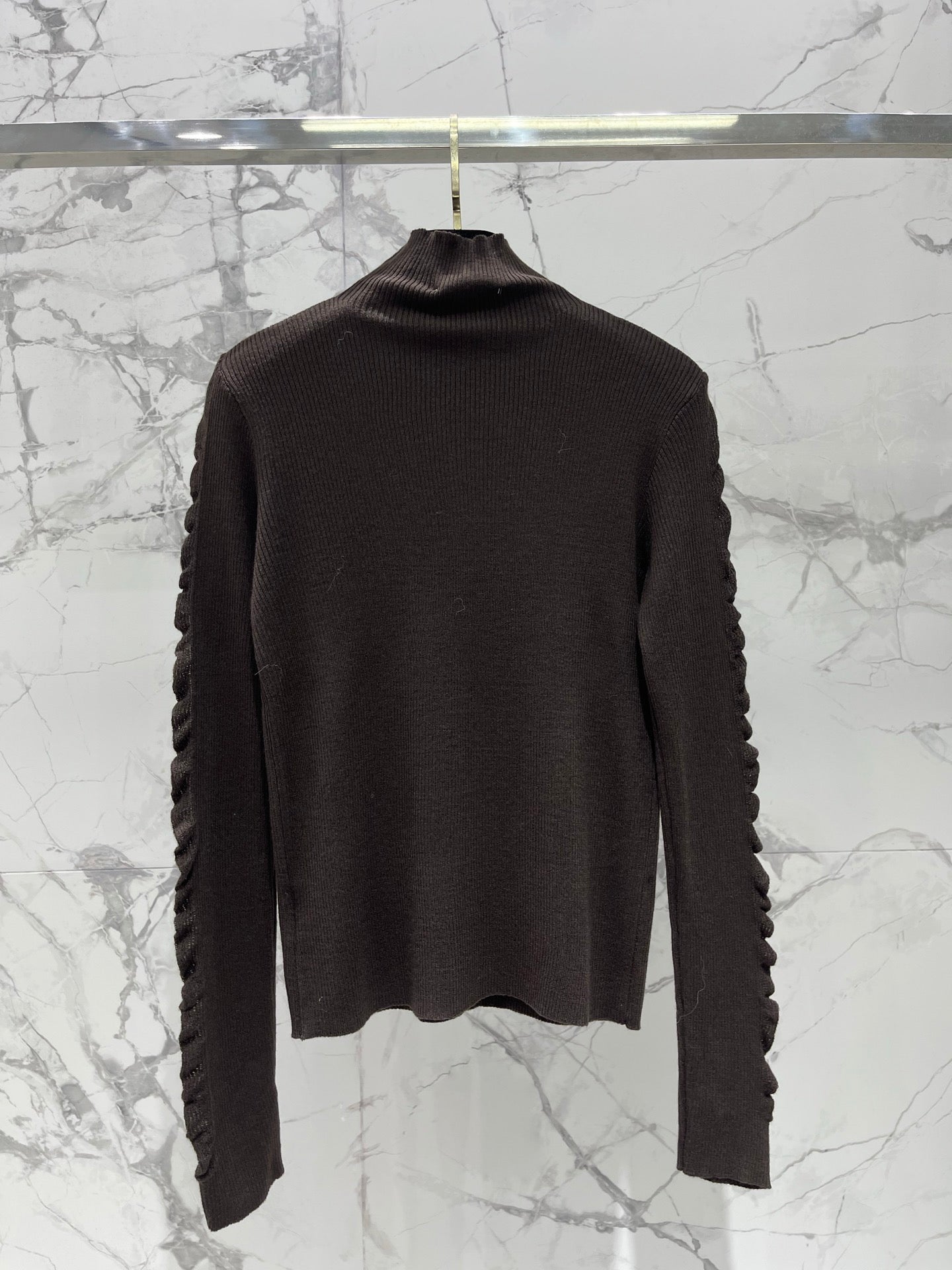 High-neck base layer sweater