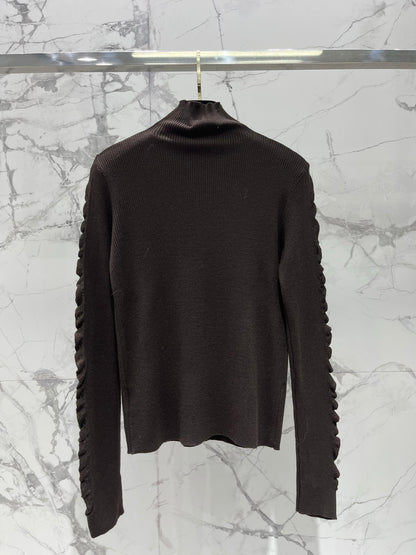 High-neck base layer sweater