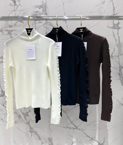 High-neck base layer sweater