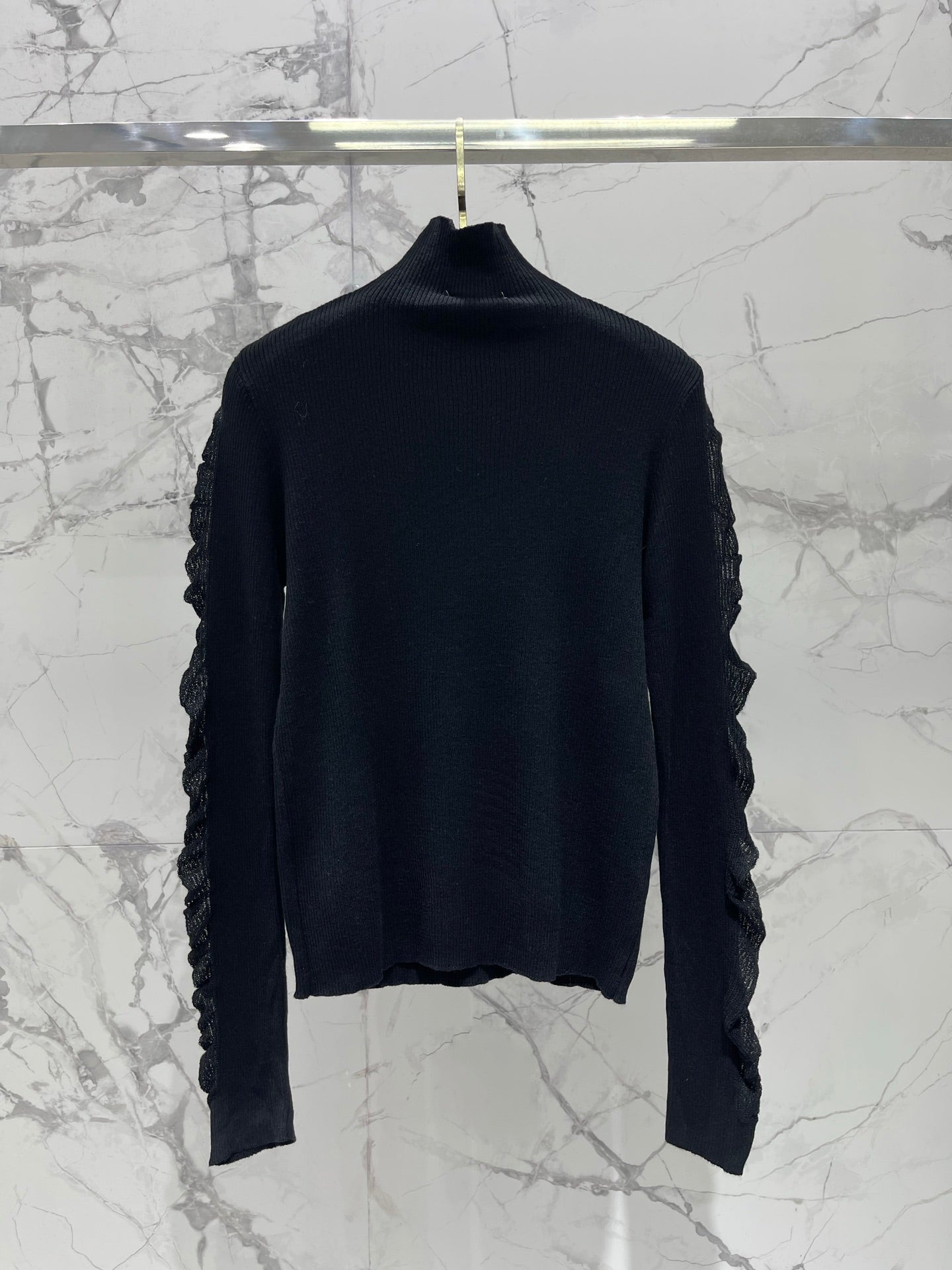 High-neck base layer sweater