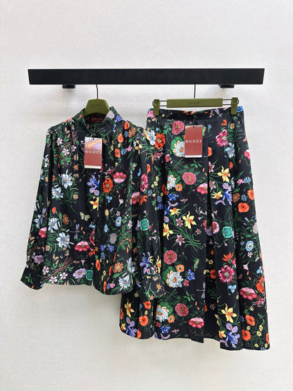 Floral Silk Shirt