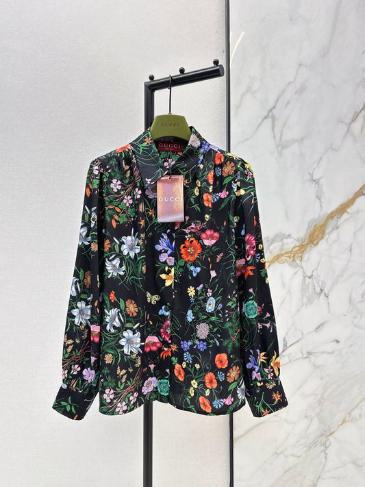 Floral Silk Shirt