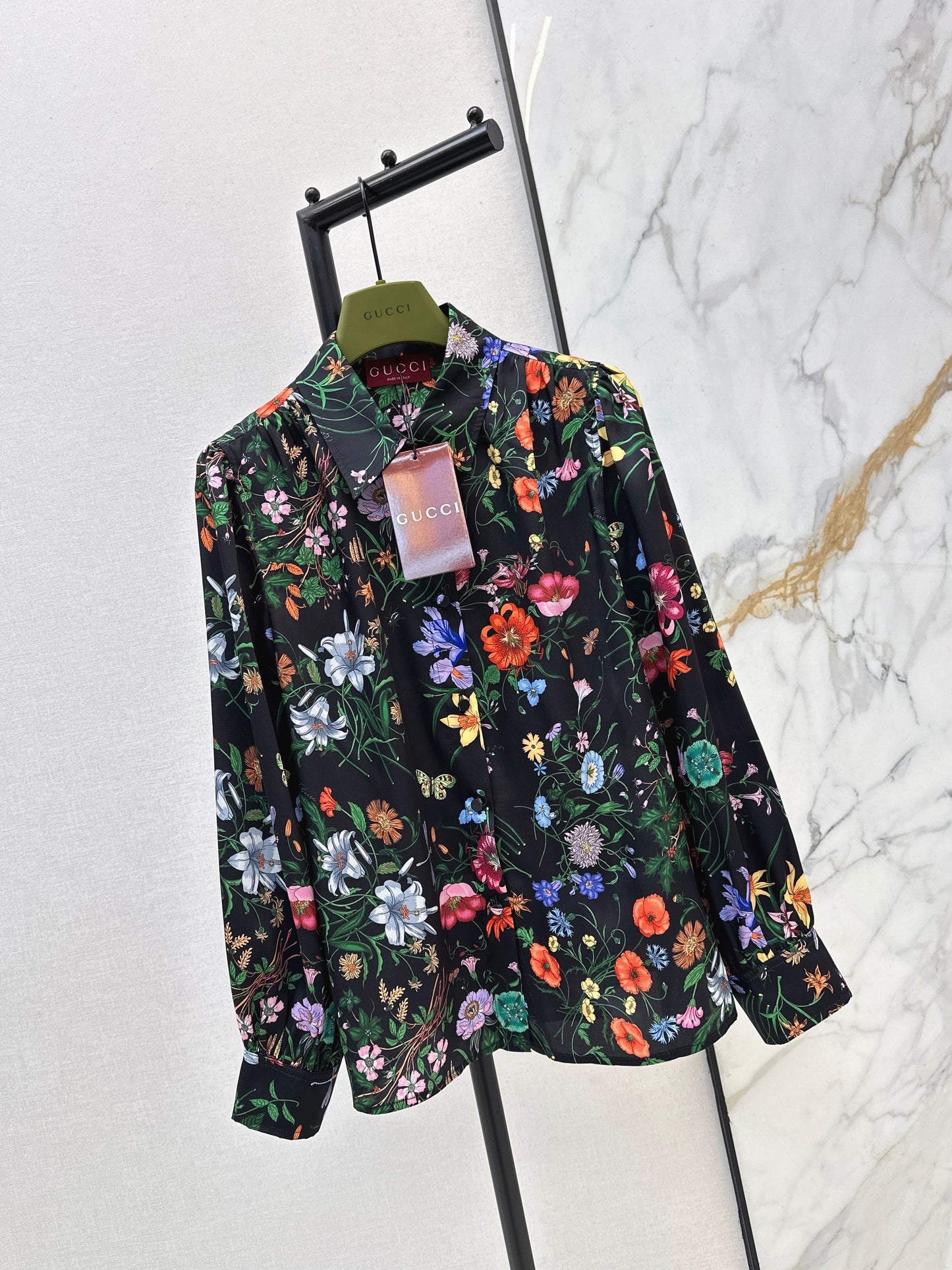 Floral Silk Shirt