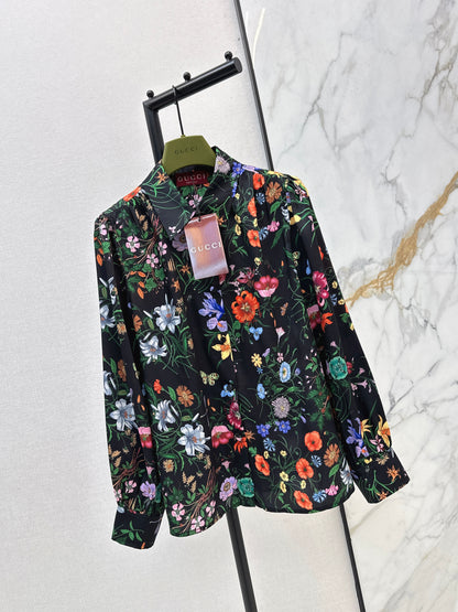 Floral Silk Shirt