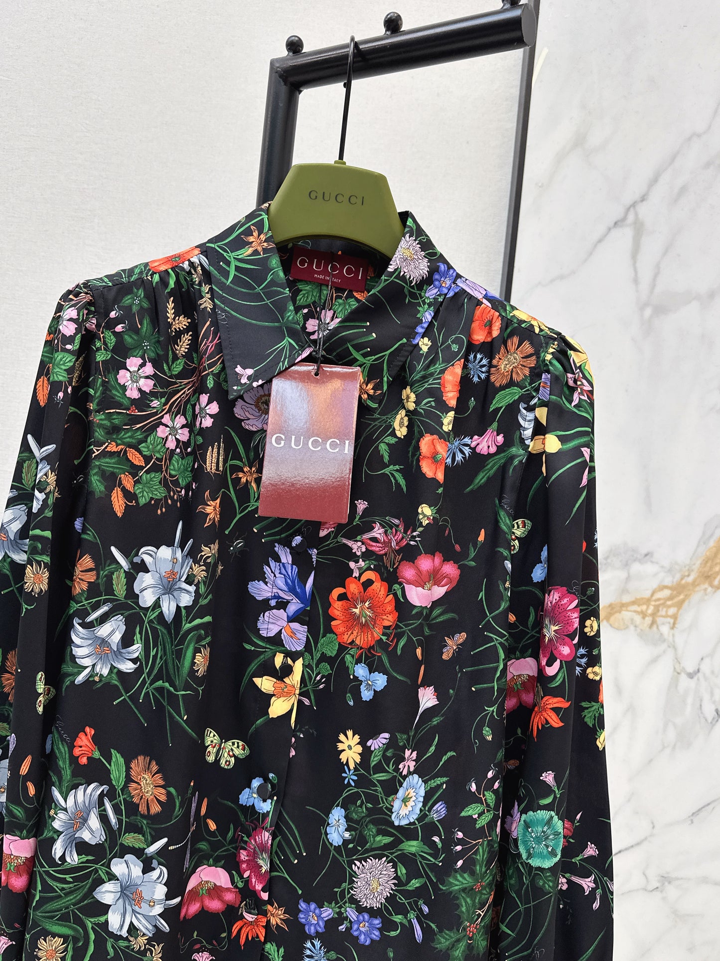 Floral Silk Shirt