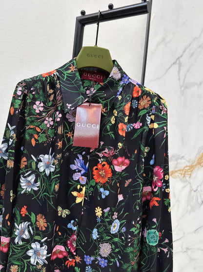 Floral Silk Shirt
