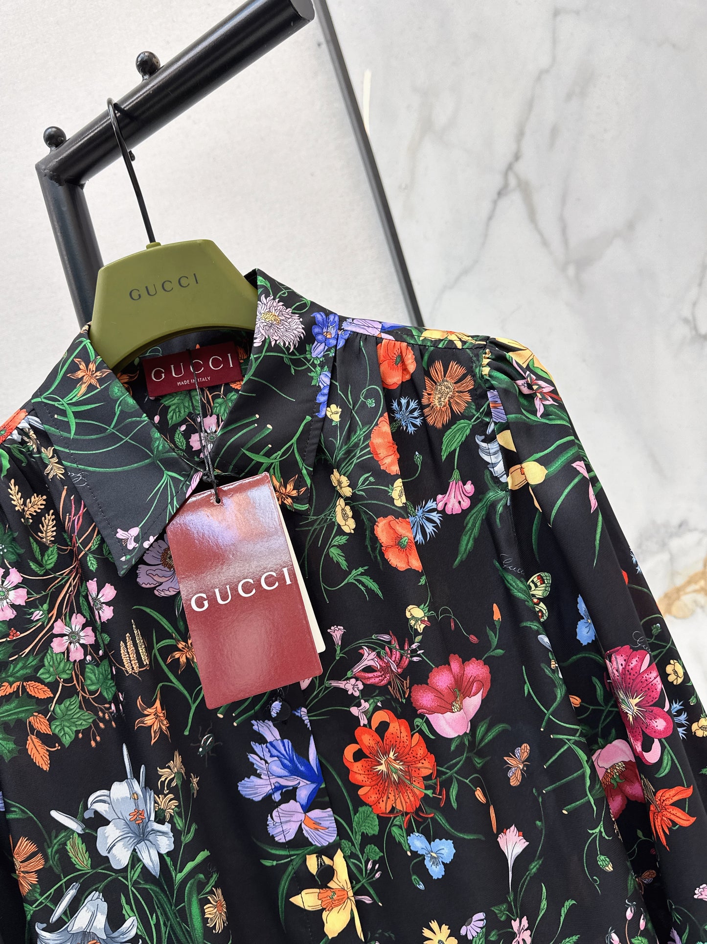 Floral Silk Shirt